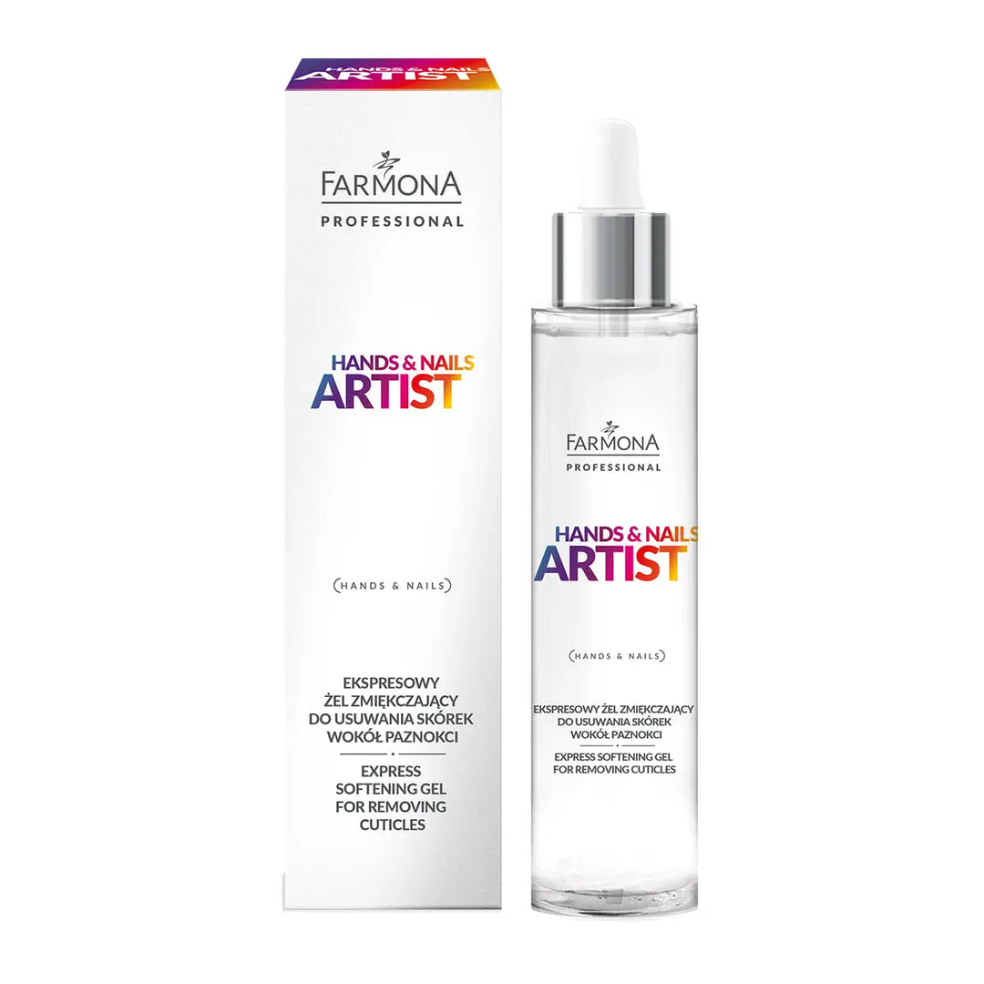 Farmona Hands & Nails Artist Express Weichmacher Gel zur Entfernung der Nagelhaut um die Nägel 50ml - Weichmacher Gel