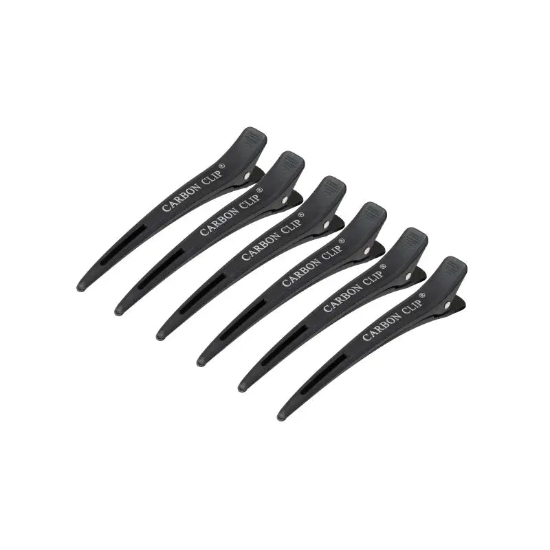 Friseur-Haarsklammer Carbon E-15 schwarz 10Stk. - Haarklammern