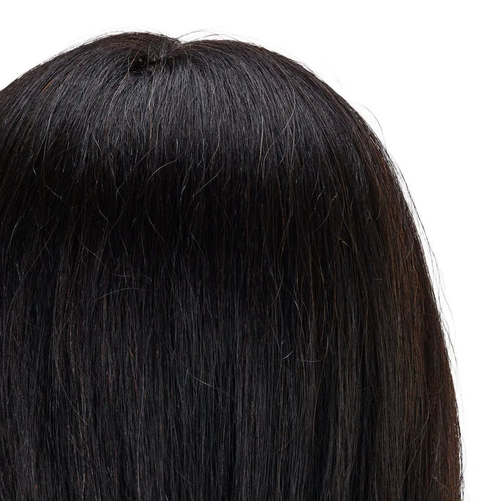 Friseur-Trainingskopf von Gabbiano WZ1 mit echtem Haar Farbe 1# Länge 20’’