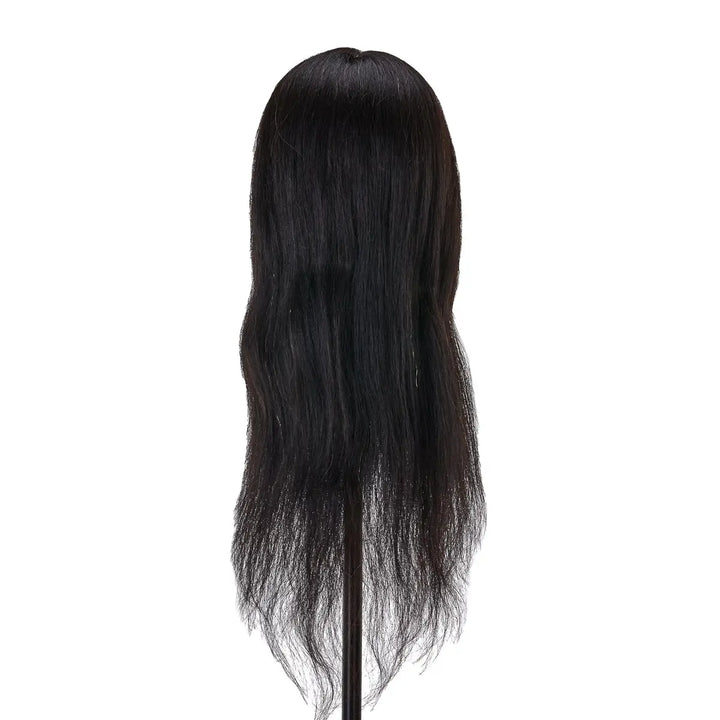 Friseur-Trainingskopf von Gabbiano WZ1 mit echtem Haar Farbe 1# Länge 20’’
