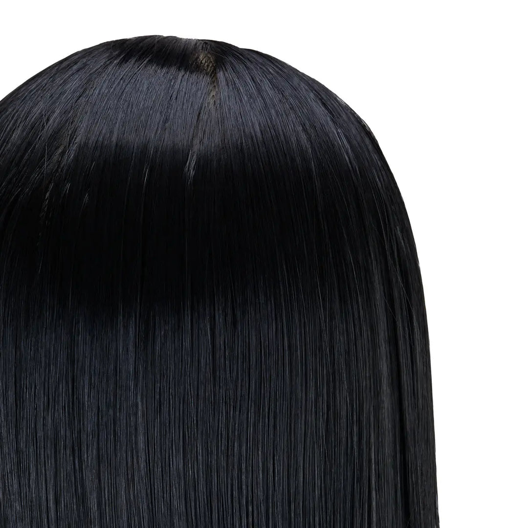 Friseur-Trainingskopf von Gabbiano WZ2 mit synthetischem Haar Farbe 1# Länge 24’’