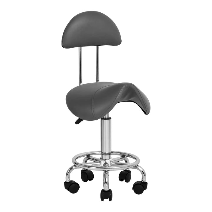 Friseur- und Kosmetikhocker 6001 Grau - Friseurhocker