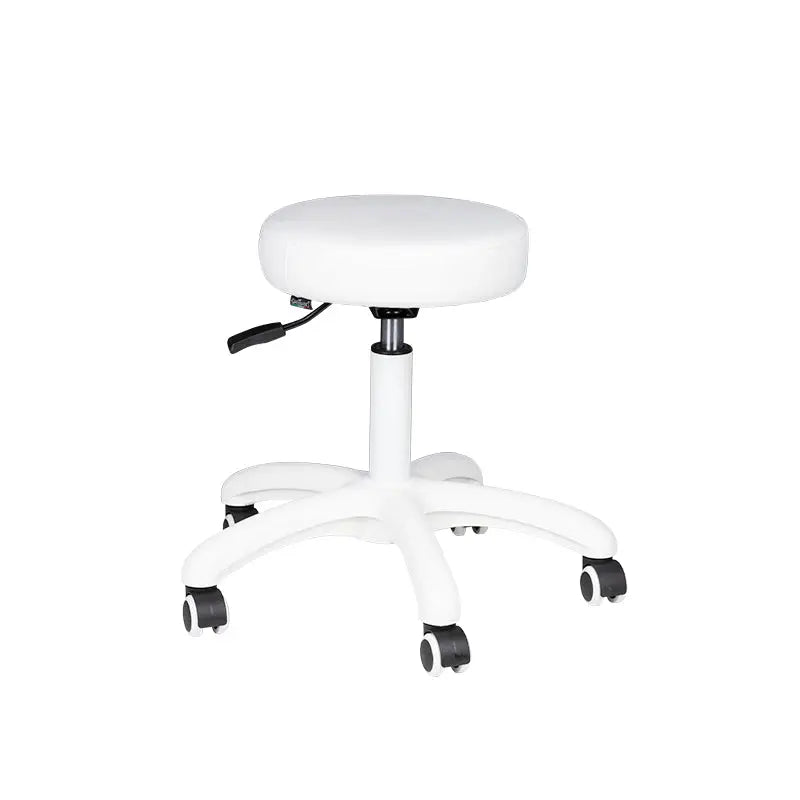 Friseur- und Kosmetikhocker AM-303-2 Weiß - Friseurhocker
