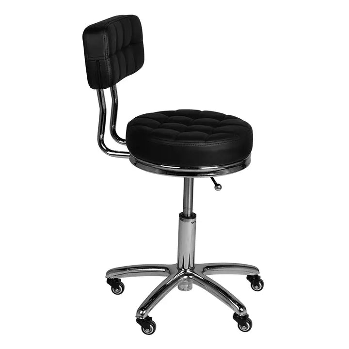 Friseur- und Kosmetikhocker AM-877 Schwarz - Friseurhocker
