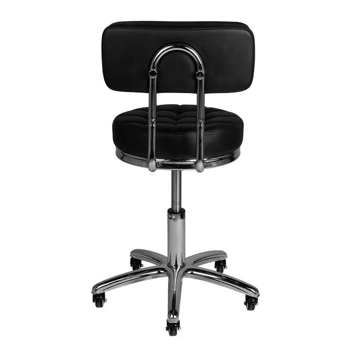 Friseur- und Kosmetikhocker AM-877 Schwarz - Friseurhocker