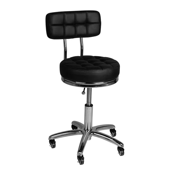 Friseur- und Kosmetikhocker AM-877 Schwarz - Friseurhocker