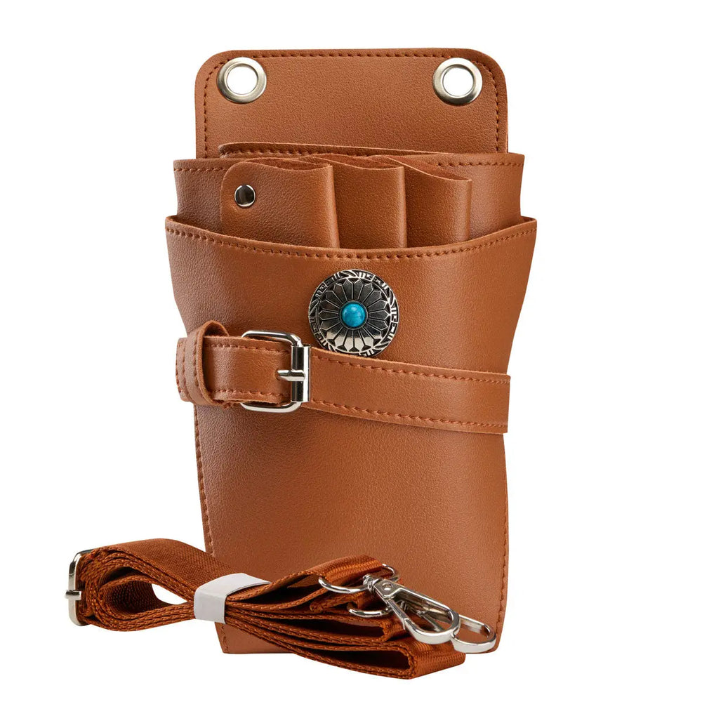 Friseur-Werkzeug-Gürteltasche T14 Braun - Werkzeugtaschen