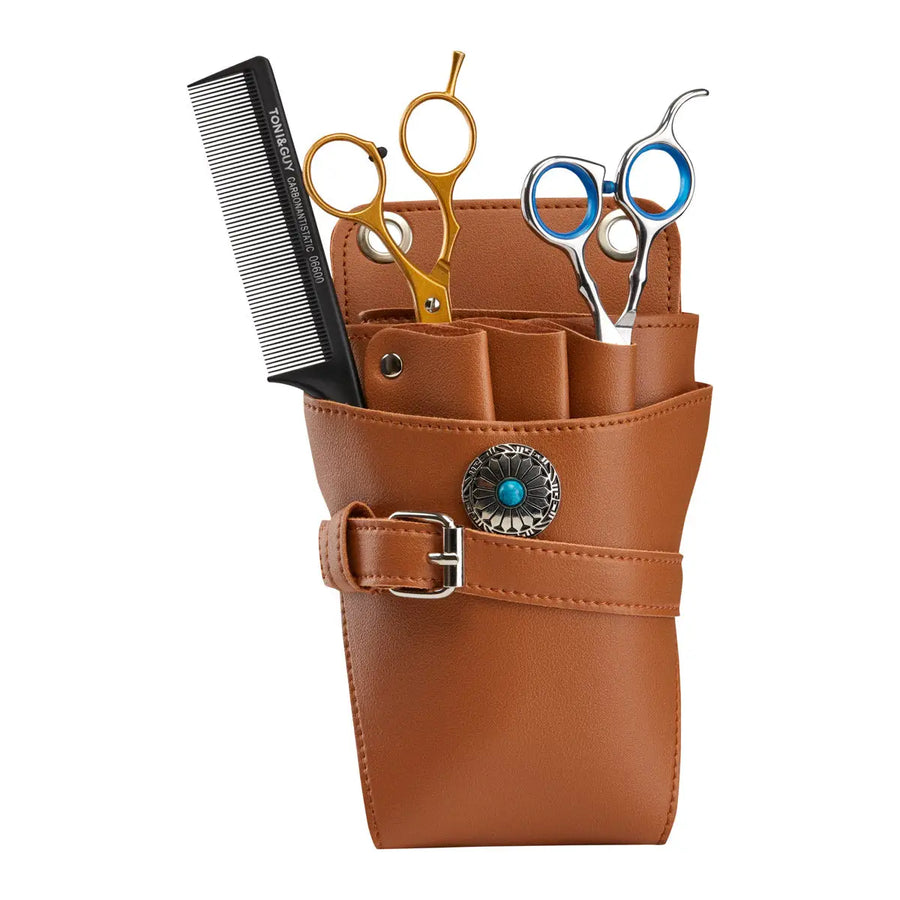 Friseur-Werkzeug-Gürteltasche T14 Braun - Werkzeugtaschen