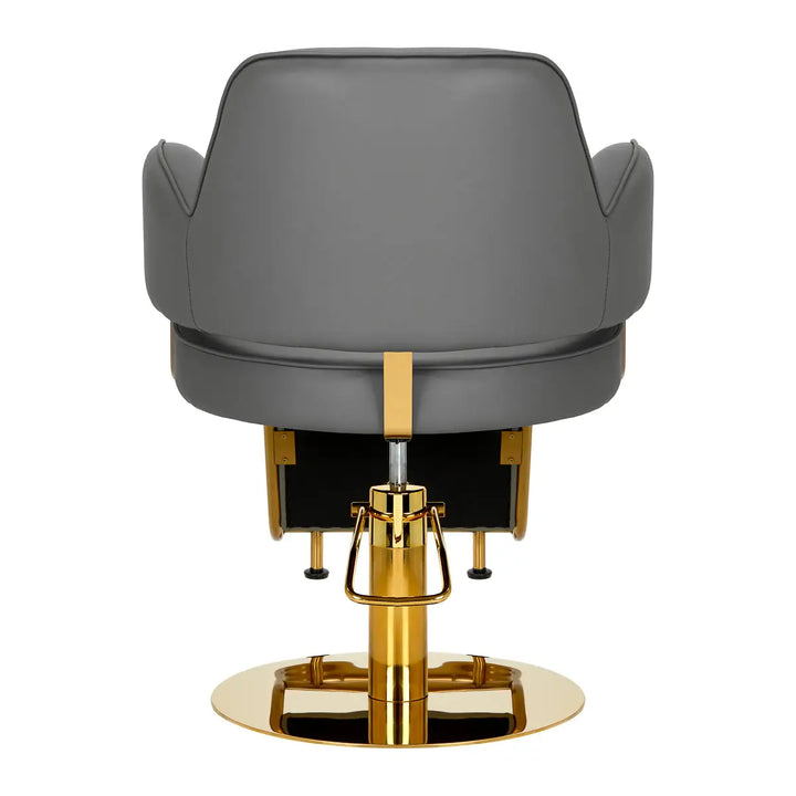 Friseurstuhl Gabbiano Linz NQ Gold Grau