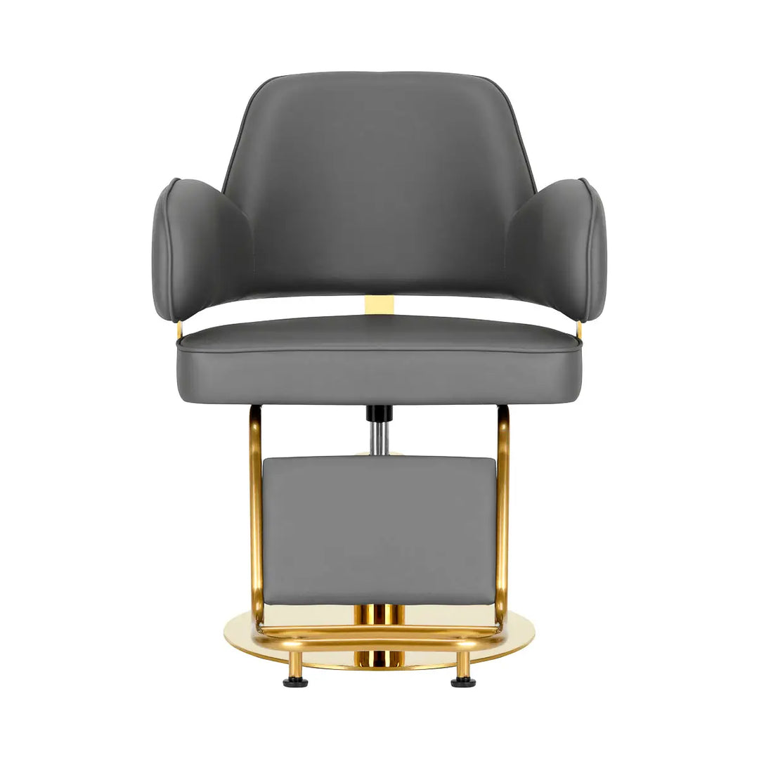 Friseurstuhl Gabbiano Linz NQ Gold Grau