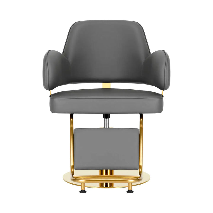 Friseurstuhl Gabbiano Linz NQ Gold Grau