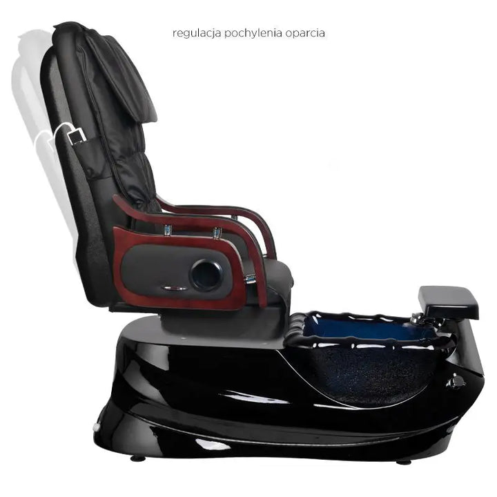Fußpflegestuhl Pediküre SPA AS-261 Schwarz mit Massagefunktion