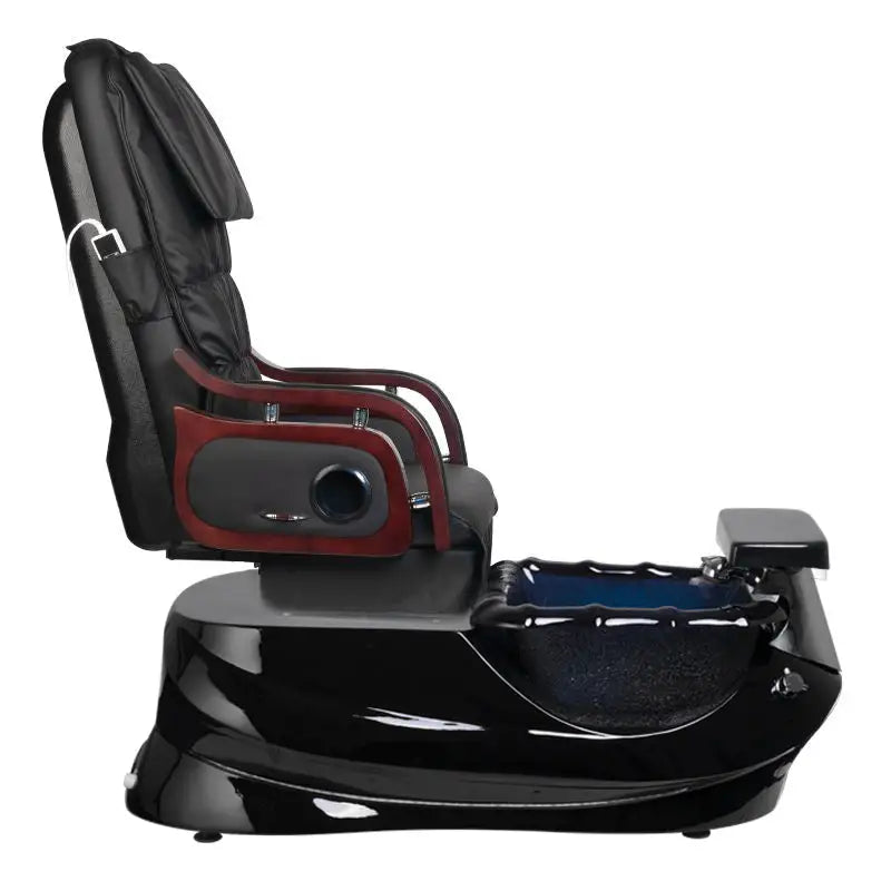 Fußpflegestuhl Pediküre SPA AS-261 Schwarz mit Massagefunktion