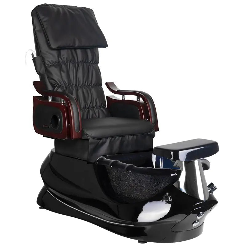 Fußpflegestuhl Pediküre SPA AS-261 Schwarz mit Massagefunktion