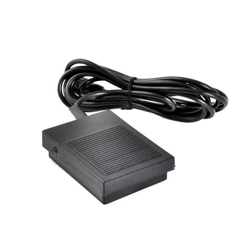 Schwarzer Fußschalter für Fräser Pediküre mit Kabel, ergonomisches Design