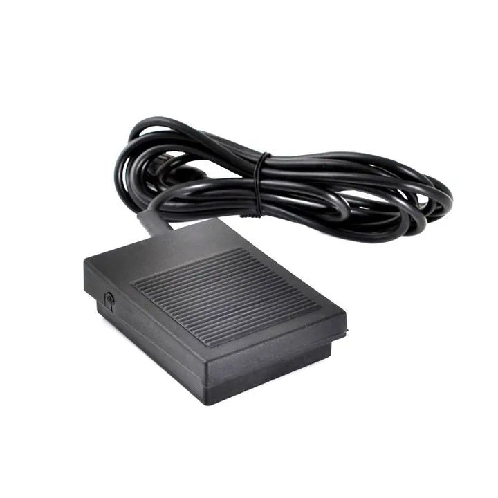 Schwarzer Fußschalter für Fräser Pediküre mit Kabel, ergonomisches Design