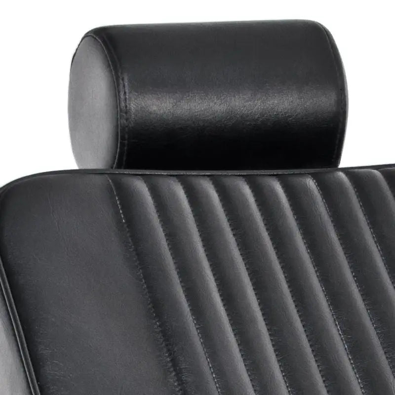 Schwarzer Lederstuhl mit Kopfstütze Gabbiano Barberstuhl Royal Schwarz