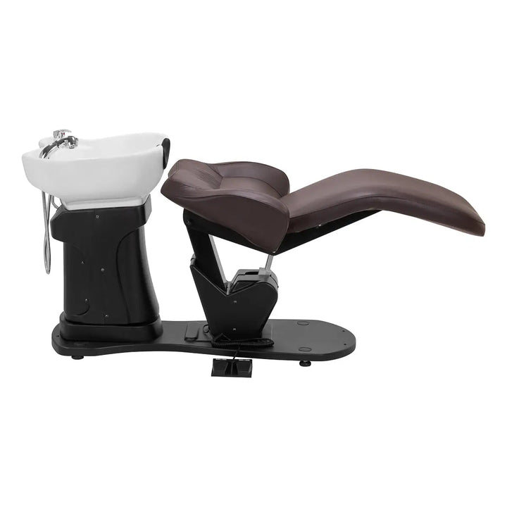 Gabbiano elektrische Friseurwaschanlage TRYCHO braun - Friseurwaschanlage