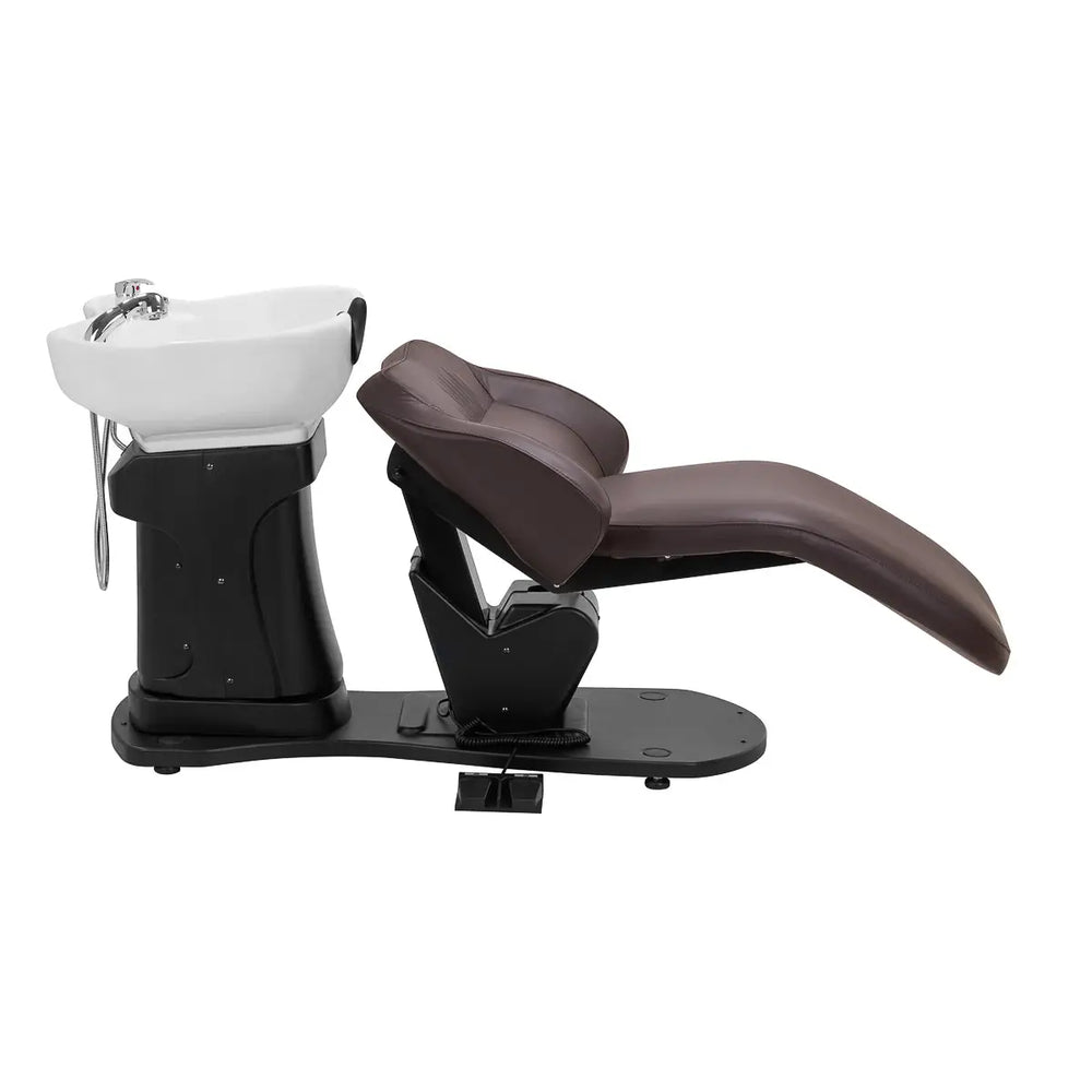 Gabbiano elektrische Friseurwaschanlage TRYCHO braun - Friseurwaschanlage