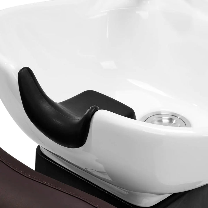 Gabbiano elektrische Friseurwaschanlage TRYCHO braun - Friseurwaschanlage