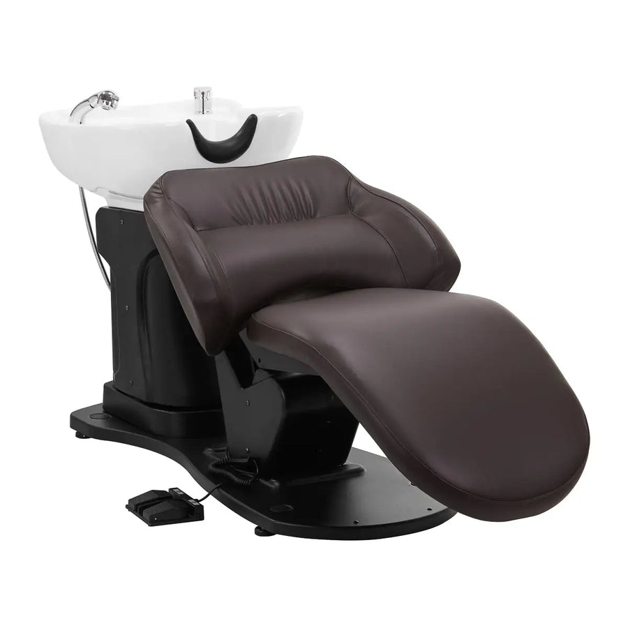 Gabbiano elektrische Friseurwaschanlage TRYCHO braun - Friseurwaschanlage