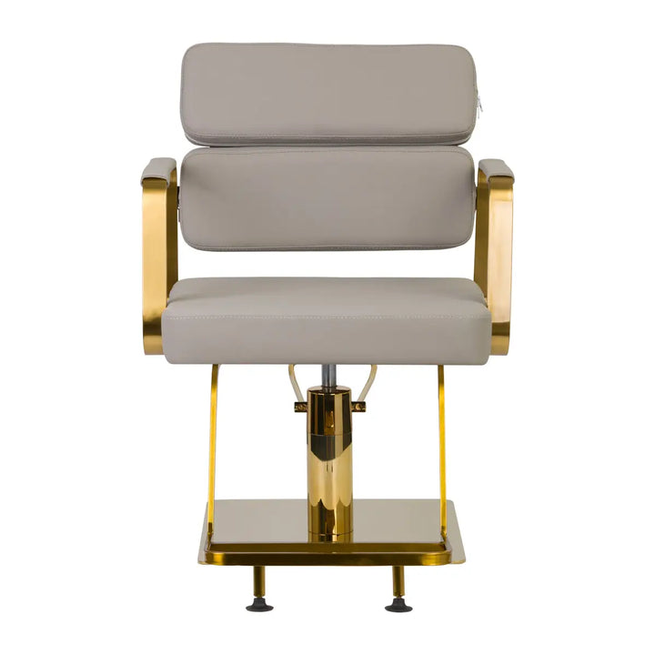 Gabbiano Friseur Porto Gold Grau - Friseurstuhl