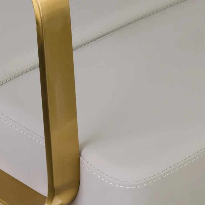 Gabbiano Friseur Porto Gold Grau - Friseurstuhl