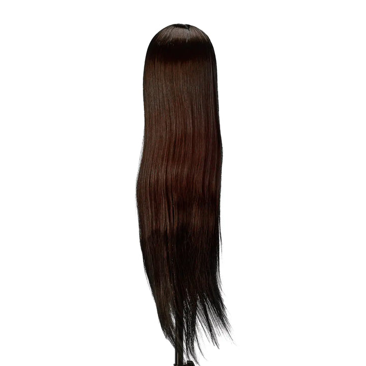 Gabbiano Friseur-Trainingskopf WZ2 mit synthetischem Haar Farbe 4# Länge 24’’ - Trainingskopf