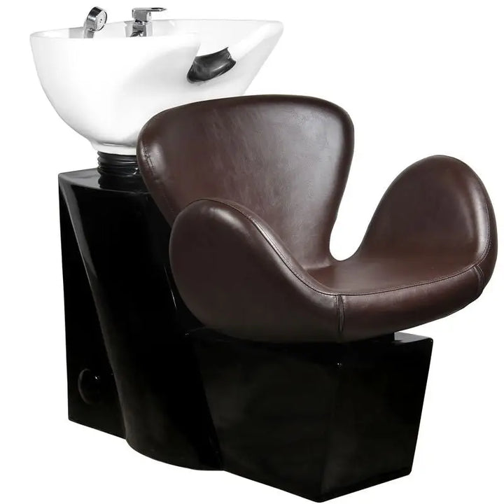 Haar Salon Shampoo Stuhl Gabbiano Friseur-Waschanlage Amsterdam Braun