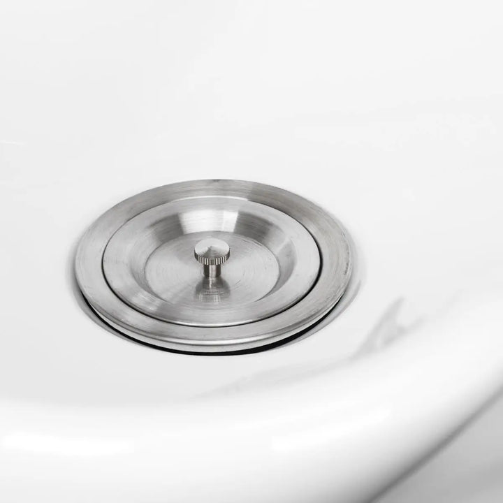 Hellenischer Gabbiano Friseur-Waschanlage Helsinki Braun glänzender Metallsiebdeckel