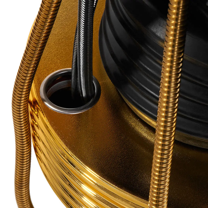 Gabbiano Friseur Waschbecke Marcus gold schwarz