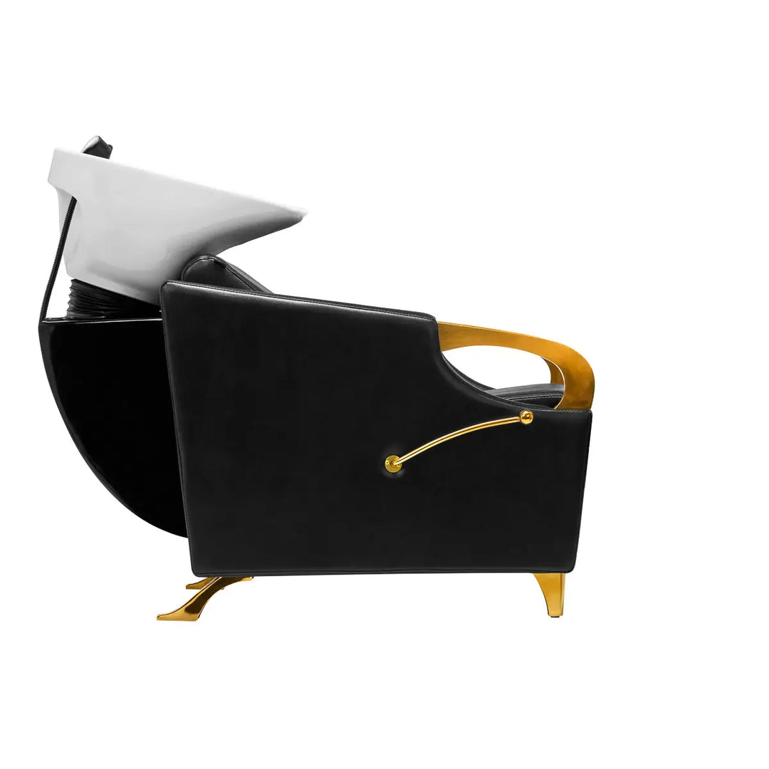 Gabbiano Friseur-Waschmaschine C019G schwarz - Friseurwaschanlage