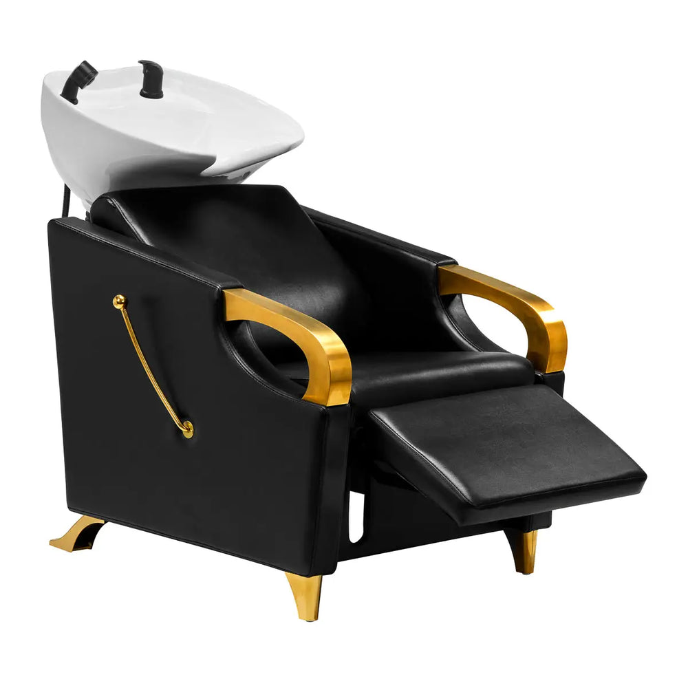 Gabbiano Friseur-Waschmaschine C019G schwarz - Friseurwaschanlage