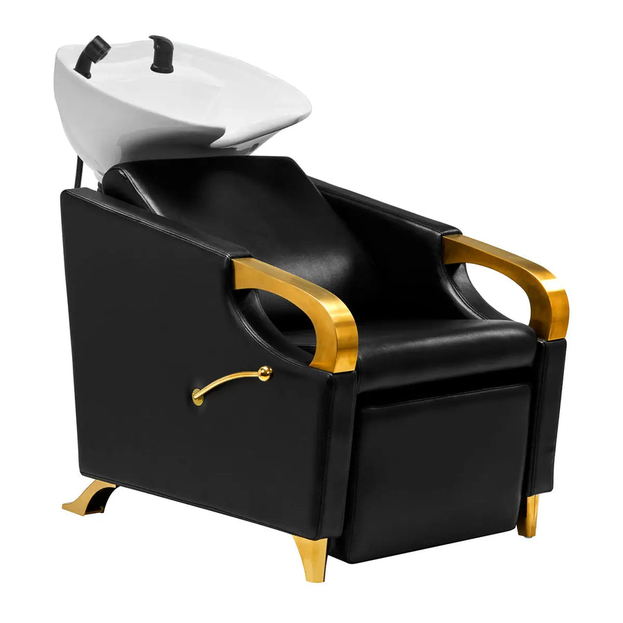 Gabbiano Friseur-Waschmaschine C019G schwarz - Friseurwaschanlage