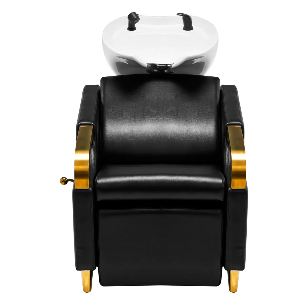 Gabbiano Friseur-Waschmaschine C019G schwarz - Friseurwaschanlage