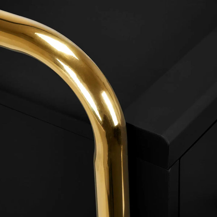 Gabbiano Friseurassistentin Solo gold – schwarz - Friseurassistent