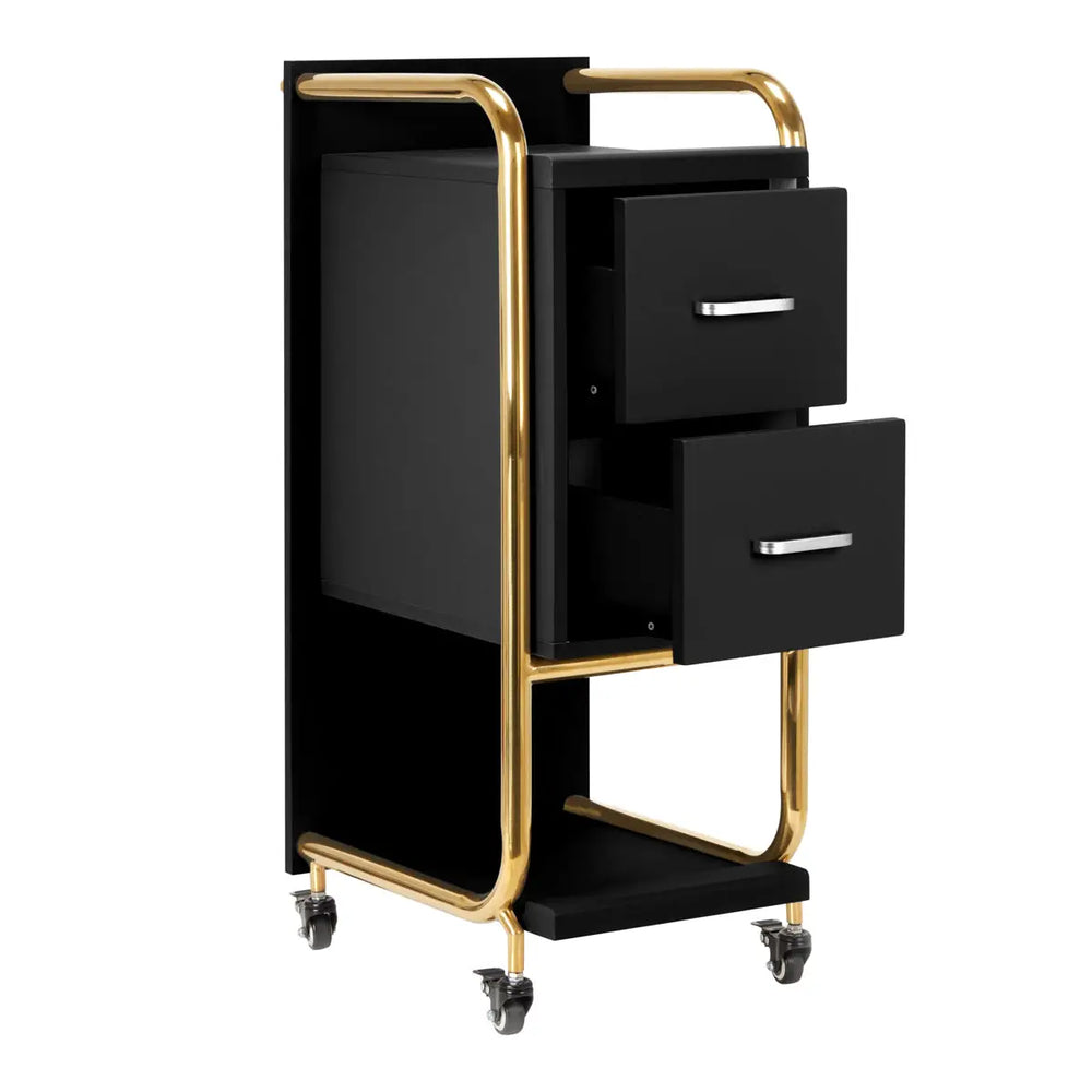 Gabbiano Friseurassistentin Solo gold – schwarz - Friseurassistent