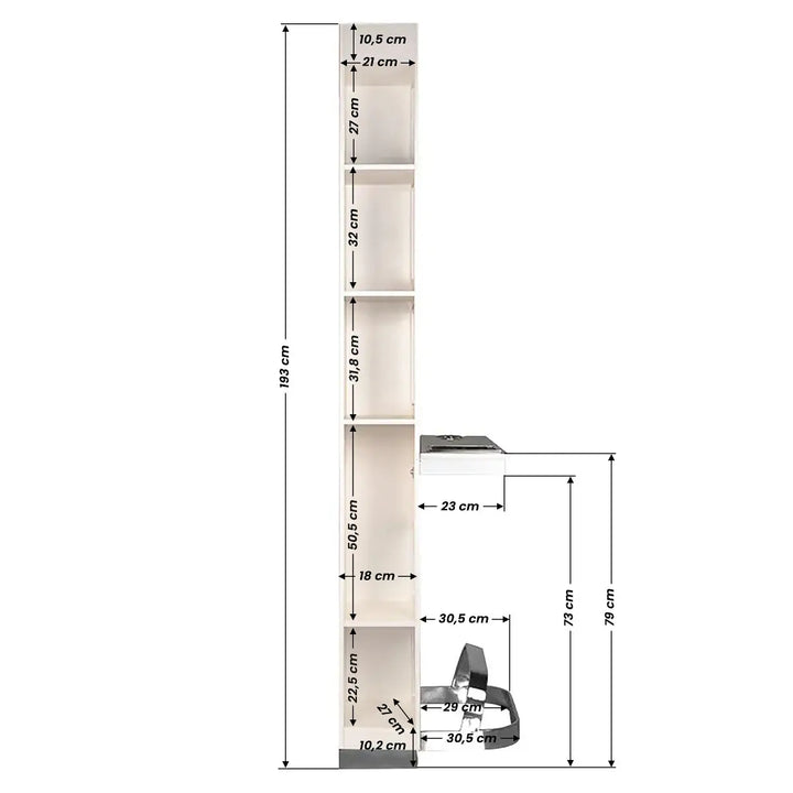 Gabbiano Friseurbedienplatz b058 perlen - Friseurbedienplatz