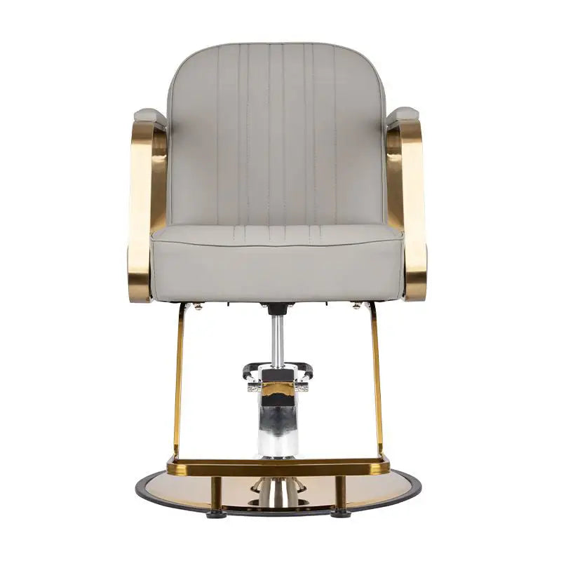 Gabbiano Friseurstuhl Acri Gold-Beige - Friseursessel