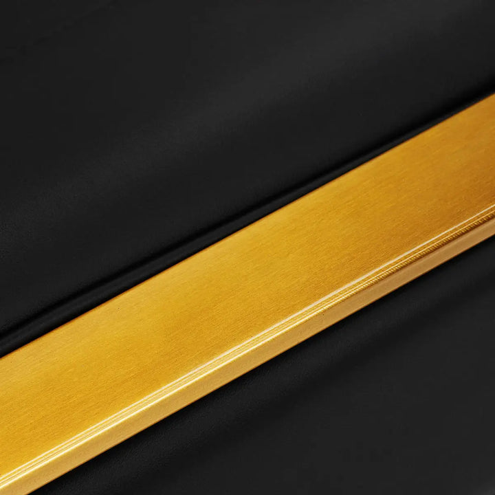 Gabbiano Friseurstuhl Acri gold - schwarz