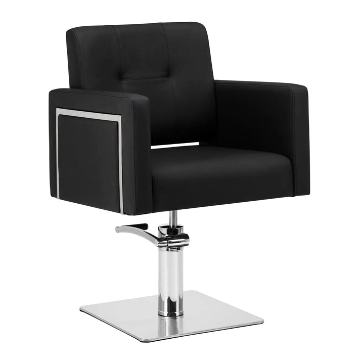 Gabbiano Friseurstuhl Bergamo Schwarz - Friseurstuhl