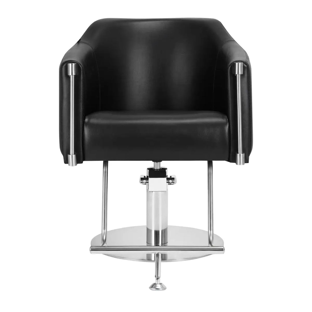 Gabbiano Friseurstuhl Burgos Schwarz - Friseurstuhl