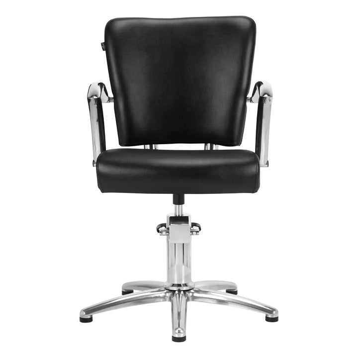 Gabbiano Friseurstuhl Dallas Schwarz - Friseurstuhl