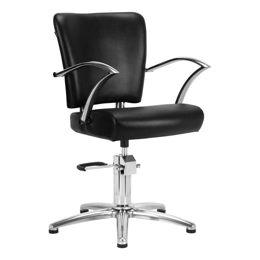 Gabbiano Friseurstuhl Dallas Schwarz - Friseurstuhl