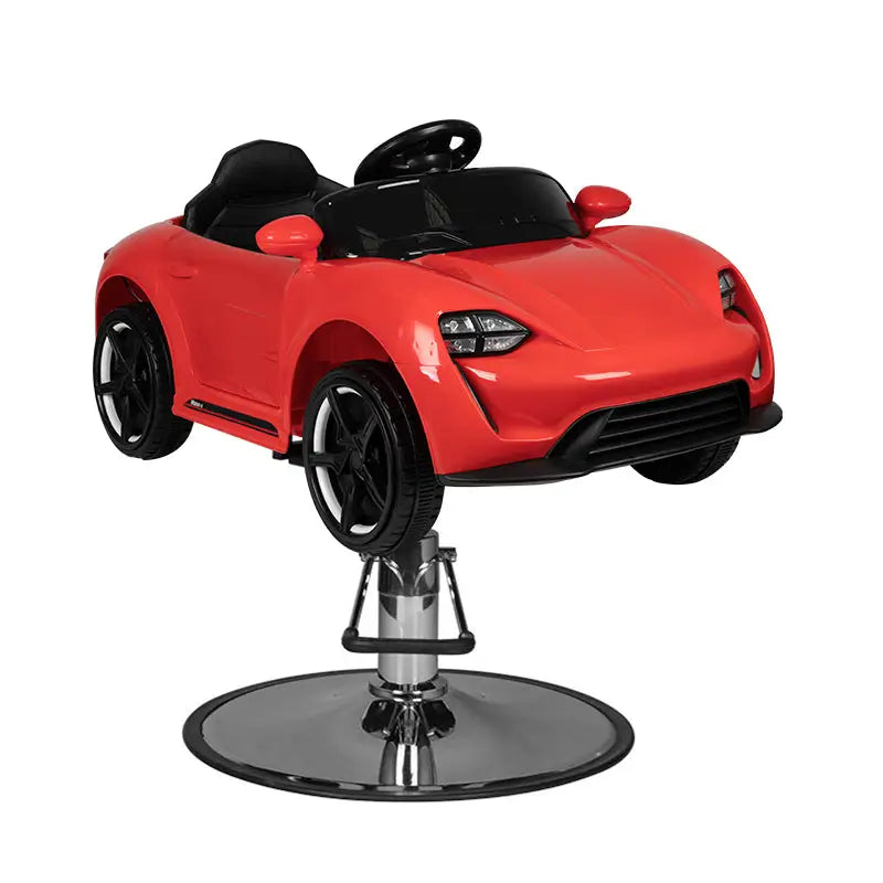 Gabbiano Friseurstuhl für Kinder Auto Porsche rot - Friseurstuhl für Kinder