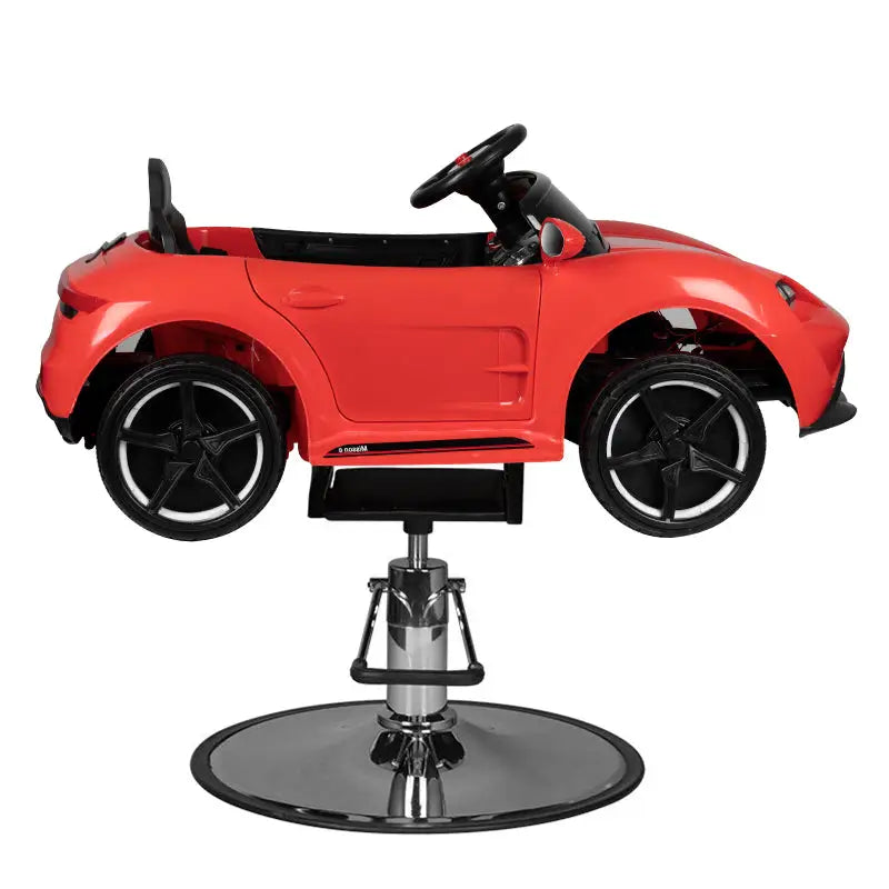 Gabbiano Friseurstuhl für Kinder Auto Porsche rot - Friseurstuhl für Kinder