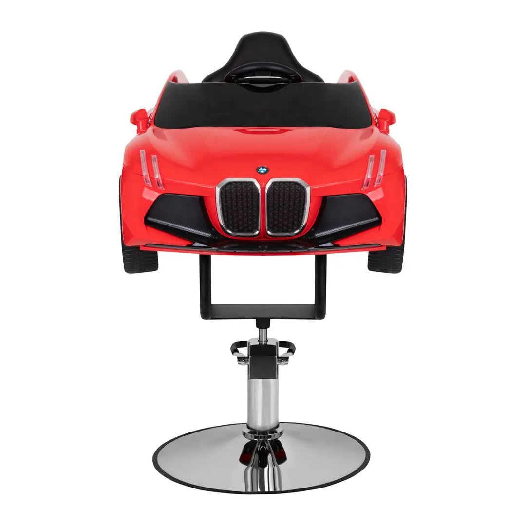 Gabbiano Friseurstuhl für Kinder BMW Auto Rot - Friseurstuhl für Kinder