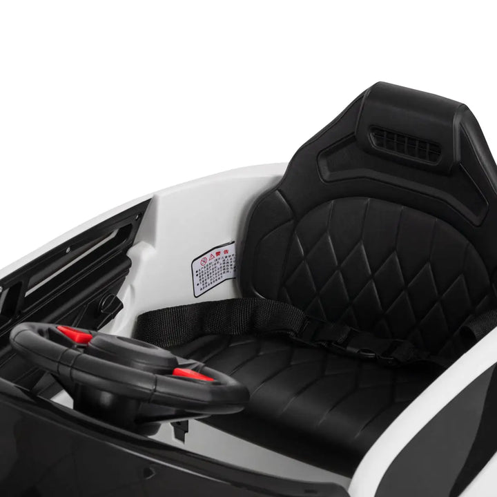 Gabbiano Friseurstuhl für Kinder BMW Auto Weiß - Friseurstuhl für Kinder