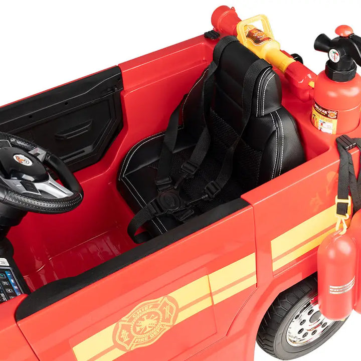Gabbiano Friseurstuhl für Kinder Feuerwehr - Friseurstuhl für Kinder