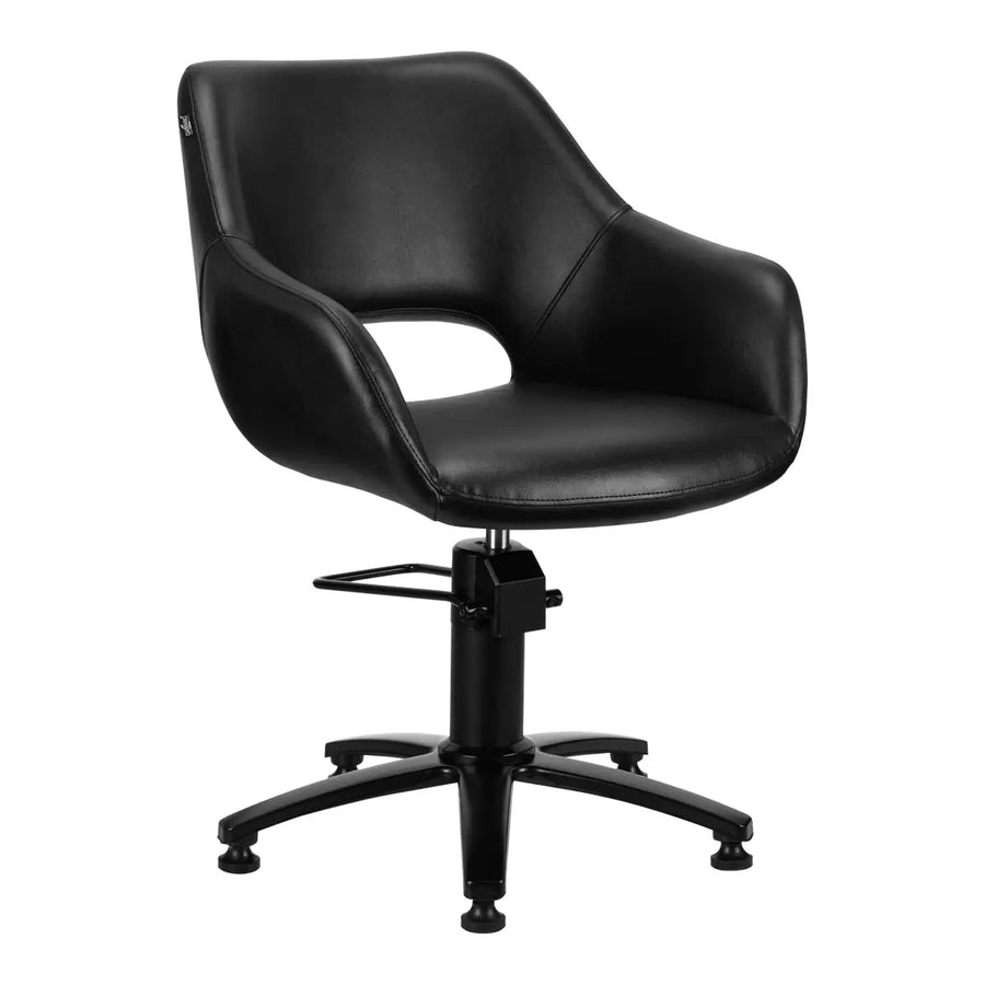 Gabbiano Friseurstuhl Lima Schwarz - Friseurstuhl